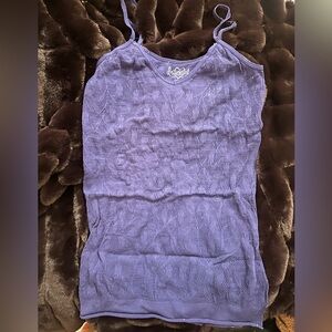 Intimately Free People Camisole Stretchy Blue